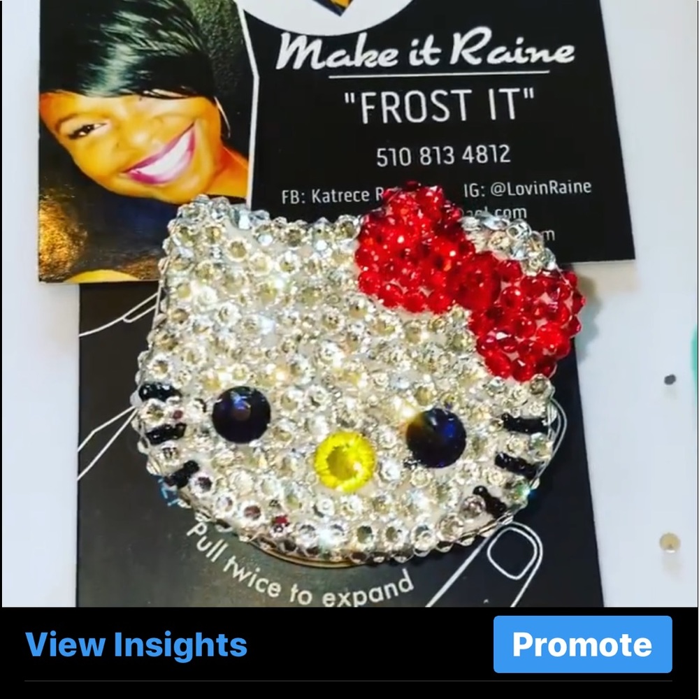 💎Hello Kitty -Air Bag Cell Phone Bracket - crystallized. - Picture 7 of 8